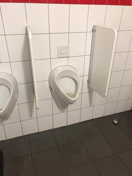  verstopt urinoir Den Bosch